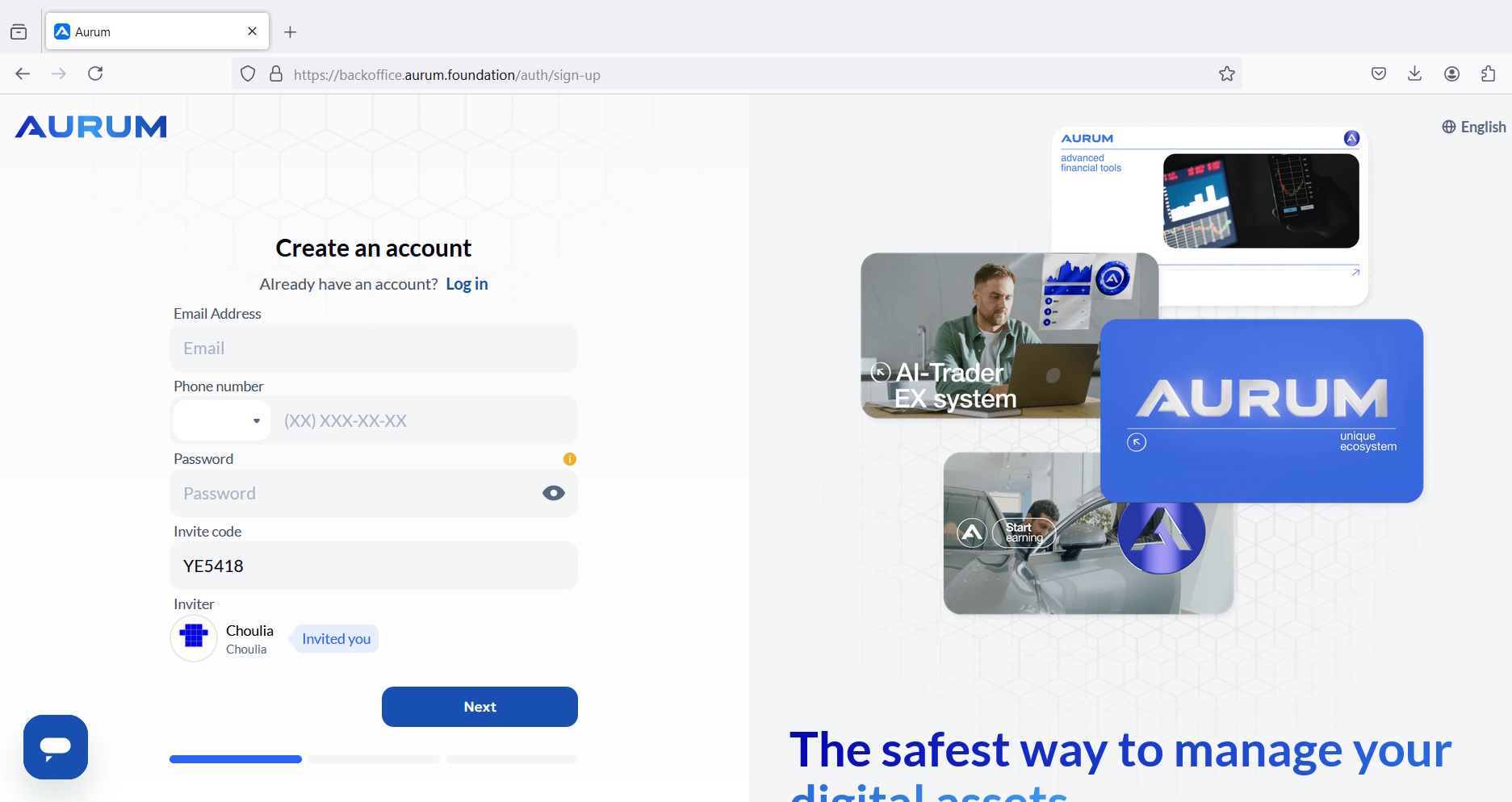 Step 1 screenshot